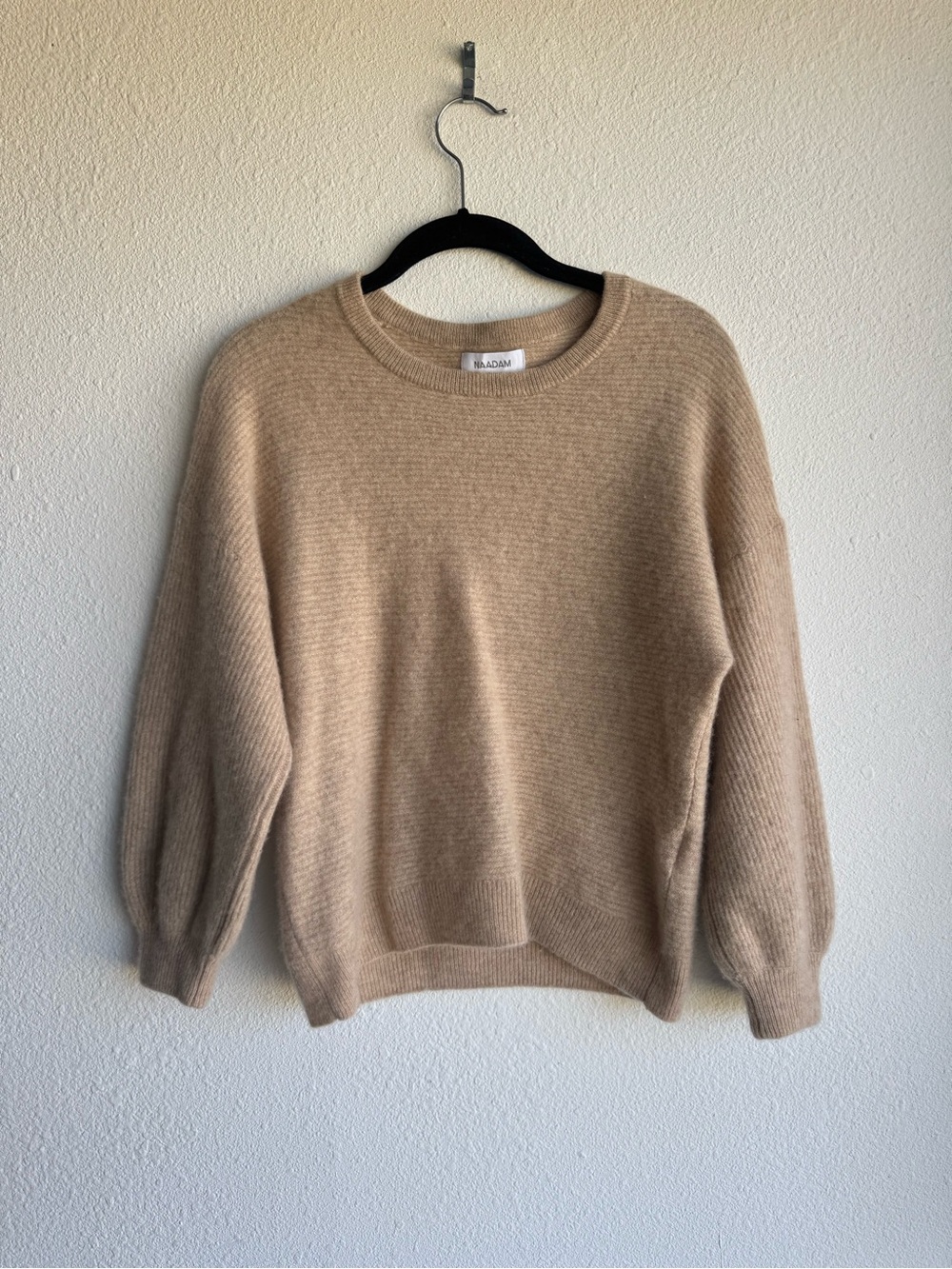 NAADAM Beige Cashmere Sweater size S